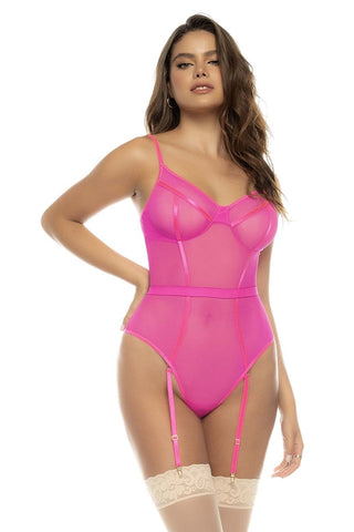 Mapale 8832 Debra Bodysuit Color Hot Pink