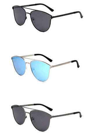 Classic Mirrored Aviator Sunglasses