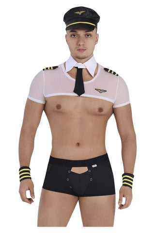 CandyMan 9555 Police Costume Outfit Color Black
