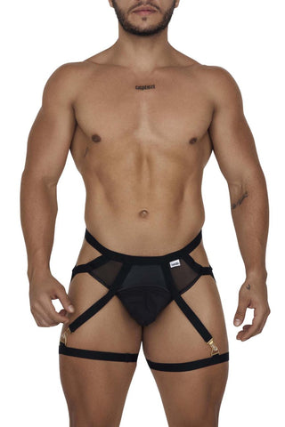 CandyMan 99680 Harness Trunks Two Piece Set Color Black