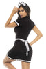 Mapale 60021 Flirty French Maid Costume Color Only Color