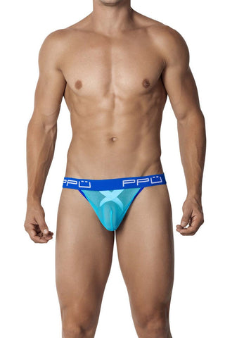 PPU 2302 Harness Thongs Color Aqua