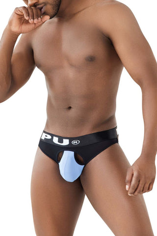 PPU 2114 Garter Thongs Color Blue