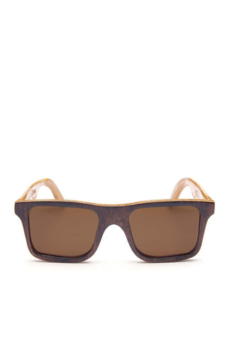 Alice Shoal 1006 Cayo Cangrejo Maple Wood Sunglasses Polarized Lenses Color Black