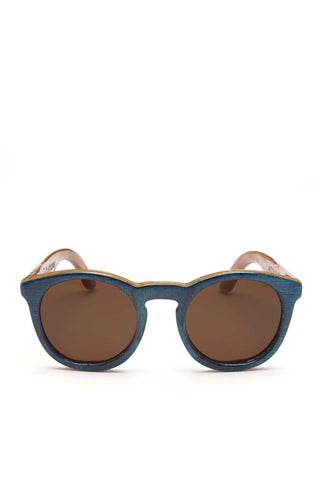 Alice Shoal 1007 Bottom House Maple Wood Sunglasses Polarized Lenses Color Brown