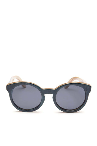 Alice Shoal 1012 SW Bay Maple Wood Sunglasses Polarized Lenses Color Black