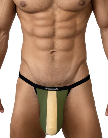 WildmanT Mesh Monster Cock Strapless Pouch Black