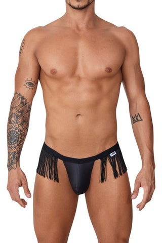 CandyMan 99763 Lace Jockstrap Color Nude-Black