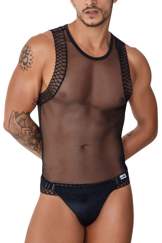 CandyMan 99763 Lace Jockstrap Color Black