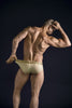 Clever 519968 3PK Australian Latin Briefs Color Beige-Blue-Green