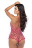 Mapale 7543 Romper-Babydoll Color Cherry