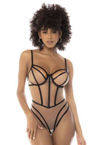 Mapale 8848 Solaine Three Piece Set Color Nude-Black