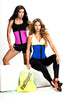 TrueShapers 1061 Latex free Workout Waist Training Cincher Color Blue