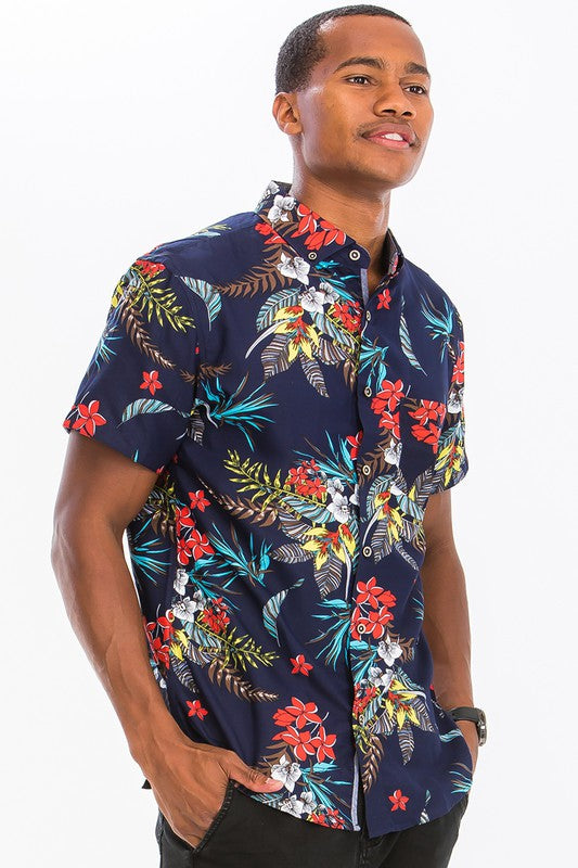 HAWAIIAN BUTTON DOWN SHIRT