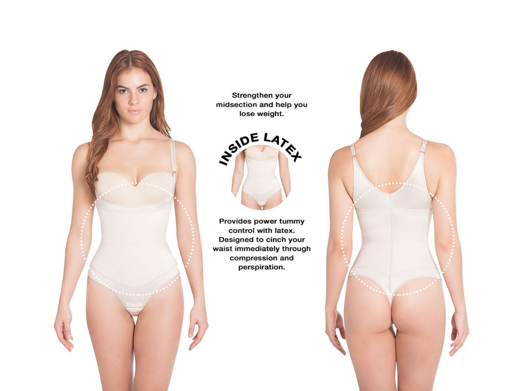 Siluet 1107T Extra-Strength Compression Body Shaper-Nude-M