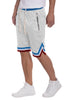 WEIV STRIPED BAND SOLID BASKETBALL SHORTS