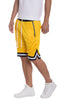 WEIV STRIPED BAND SOLID BASKETBALL SHORTS