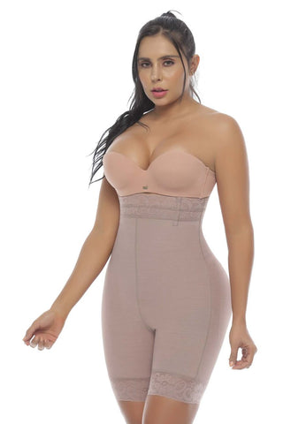 Moldeate MD-12004 Push UP and Tummy control Shapewear-Brown-XL