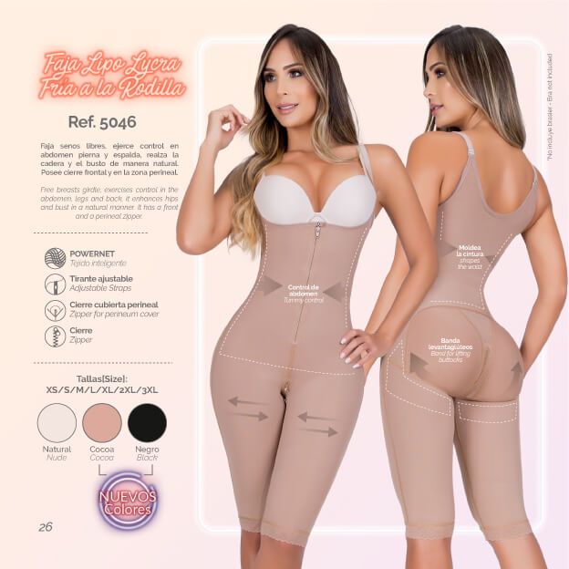 Moldeate 5046 Push UP and Tummy control Shapewear Color Black