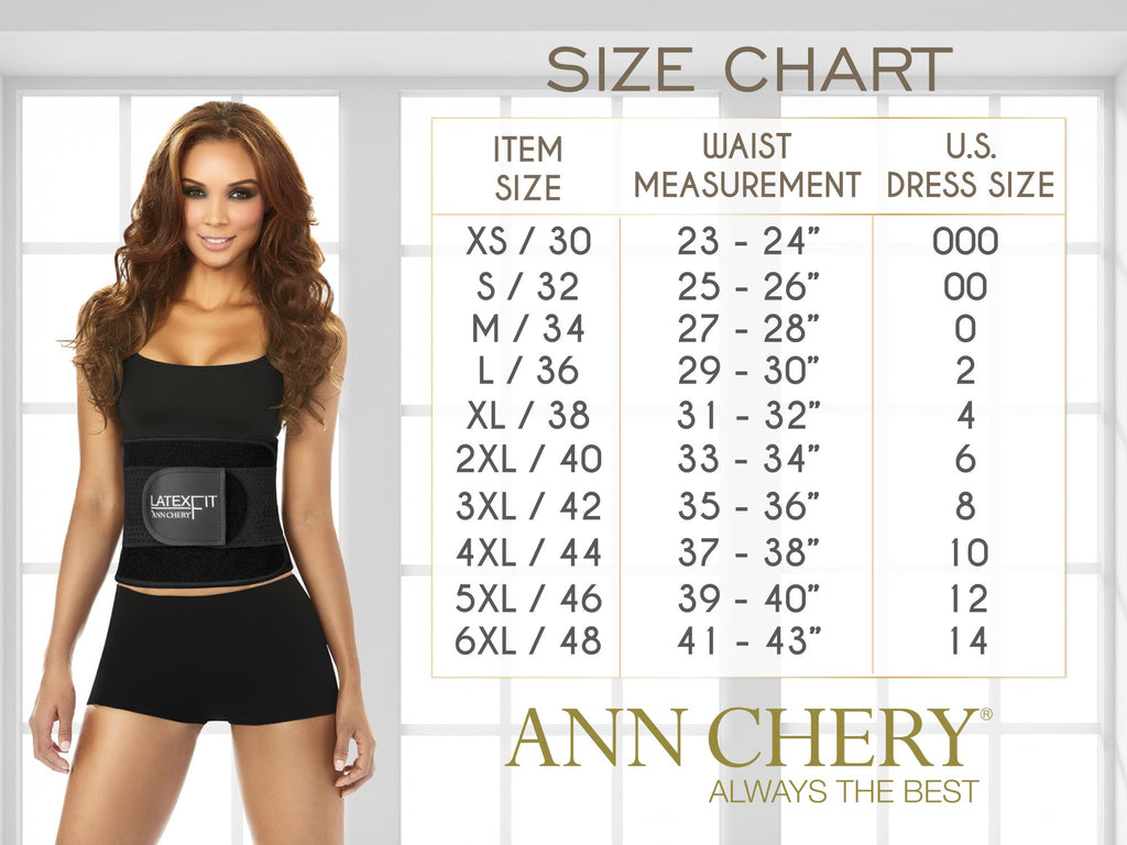 Ann Chery 1024B Powernet Girdle with Zipper Color Beige