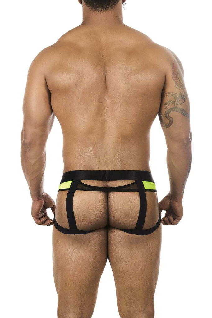 BiteWear BW2023108 Tuxedo Banana Jockstrap Color Green