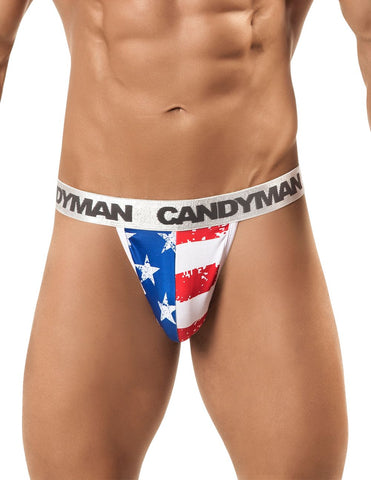 CandyMan 9586X Thongs Color Red