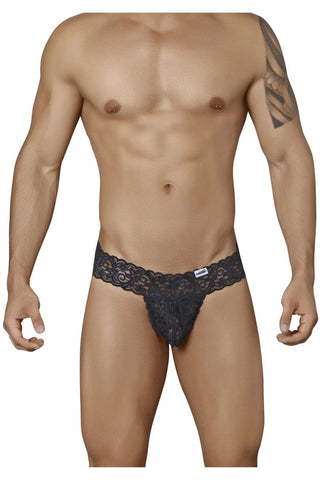 Male Power 394-289 Lucifer Strappy Jock Color Burgundy