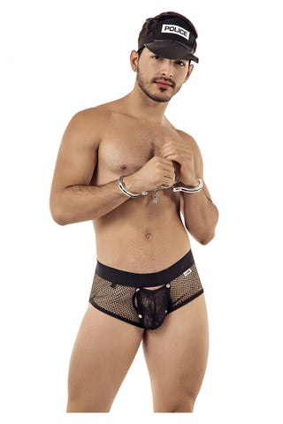 Xtremen 91099 Microfiber Mesh Jockstrap Color Black