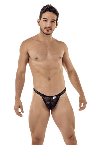 CandyMan 99304X Lace Thongs Color Black