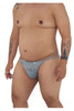 CandyMan 99421X Lace G-String Thongs Color Gray