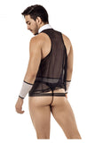 CandyMan 99426 Barman Costume outfit Thongs Color Black