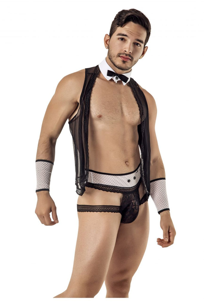 CandyMan 99426 Barman Costume outfit Thongs Color Black