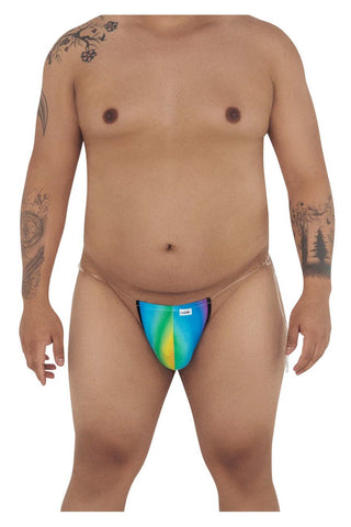 CandyMan 99571X Invisible Micro G-String Color Yellow Print