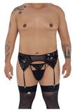 CandyMan 99589X Lace Garther G-String Color Black