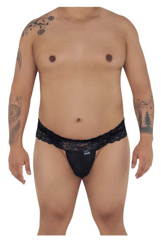 CandyMan 99546X Harness-Thongs Outfit Color Black