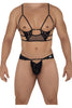 CandyMan 99604 Harness-Thongs Outfit Color Black