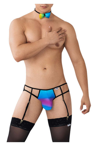 Mapale 1094 Mesh Thigh Highs Color Red