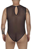 CandyMan 99699X Mesh Bodysuit Color Black