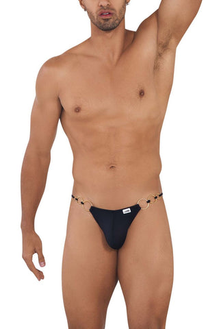 CandyMan 99709 Micro Lace Jockstrap Color Black