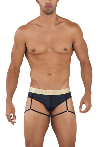 CandyMan 99763 Lace Jockstrap Color Black