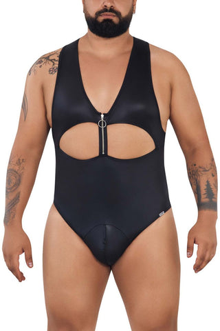 CandyMan 99693 Wrestling Bodysuit Color Black