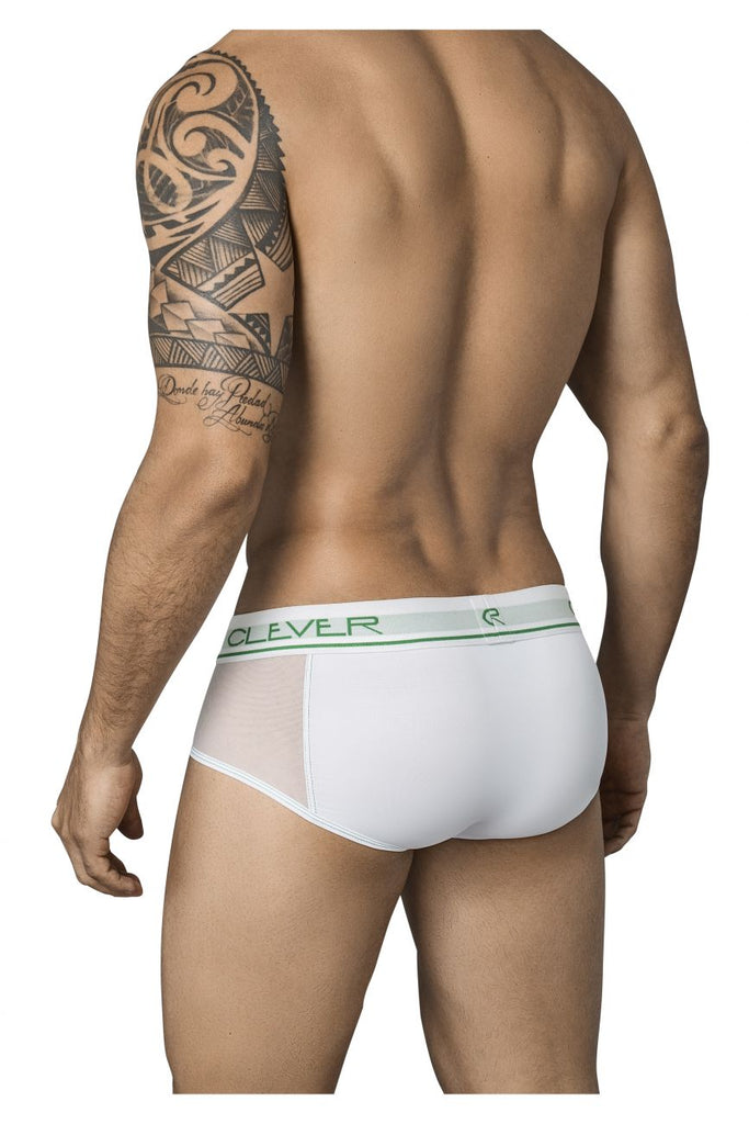 Clever 5353 Radical Piping Briefs Color White
