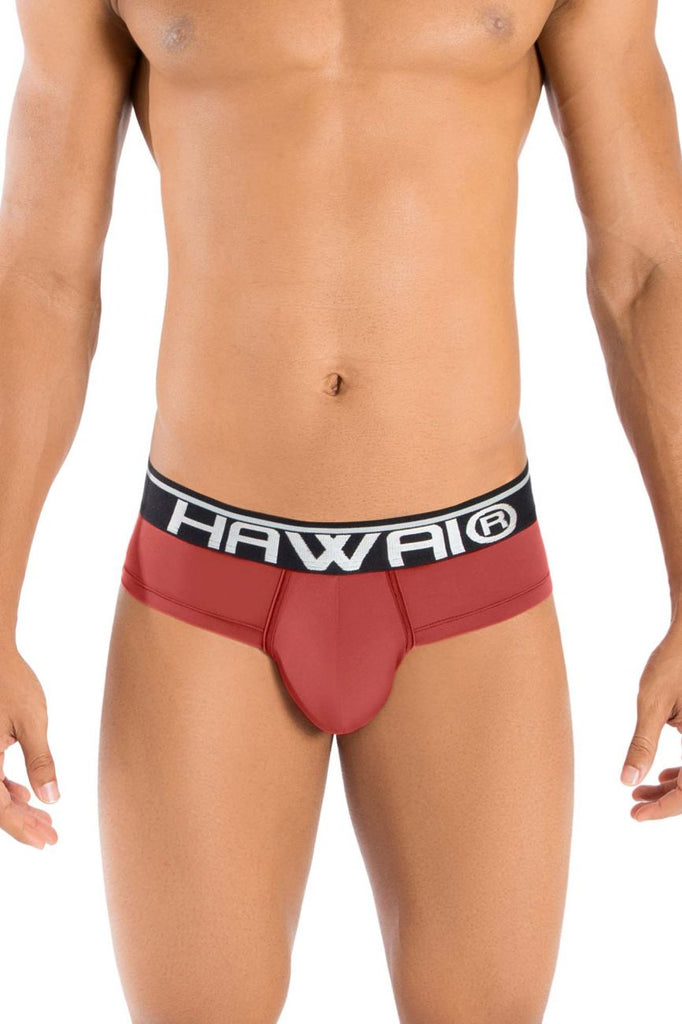 HAWAI 41945 Solid Hip Briefs Color Terracotta