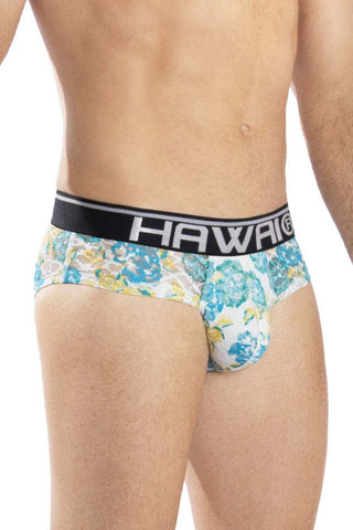 HAWAI 42050 Colorful Hip Briefs Color Blue
