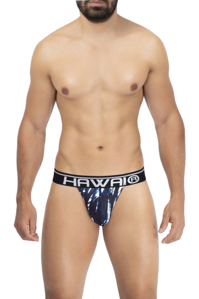 HAWAI 42164 Printed Microfiber Thongs Color Dark Blue