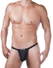 WildmanT Mesh Micro Thong with Big Boy Pouch BLACK