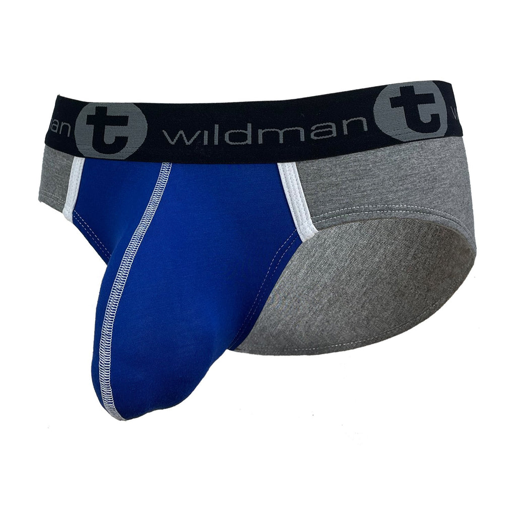 WildmanT Modal Big Boy Pouch Brief Royal Blue –