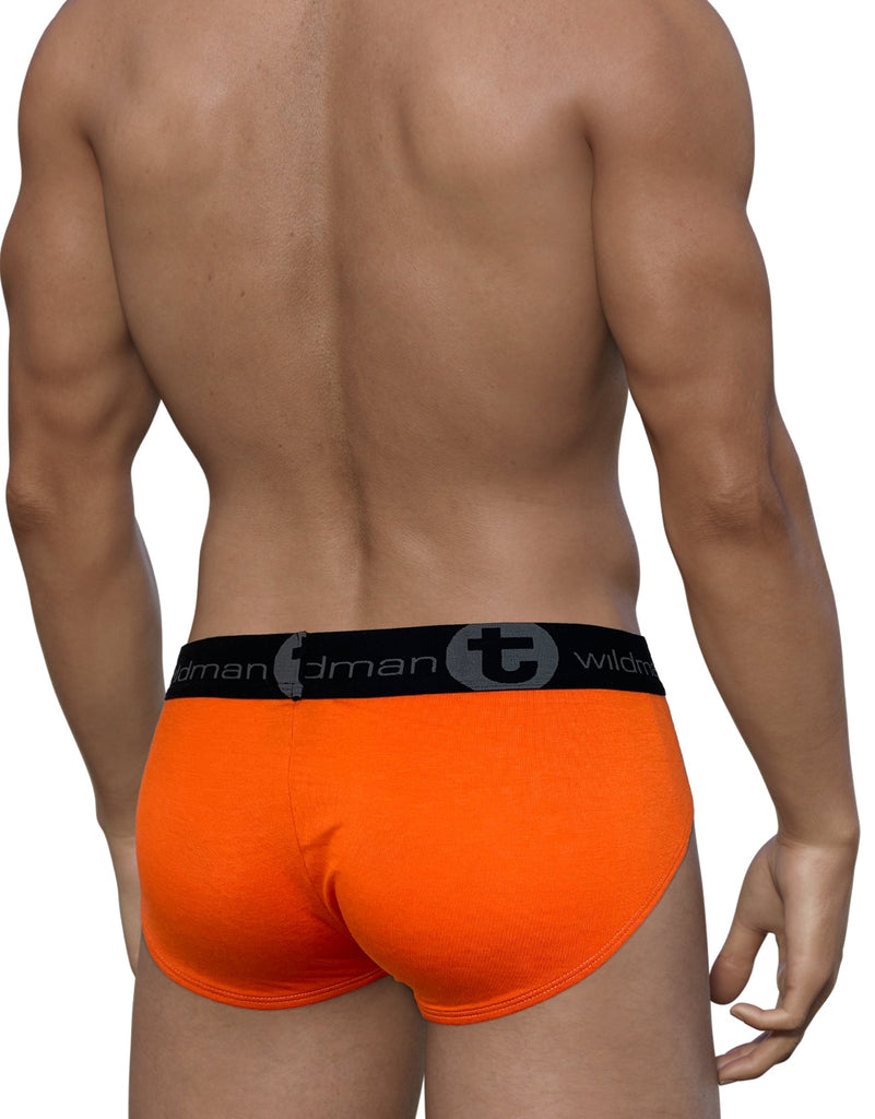 WildmanT Modal Big Boy Pouch Brief Orange