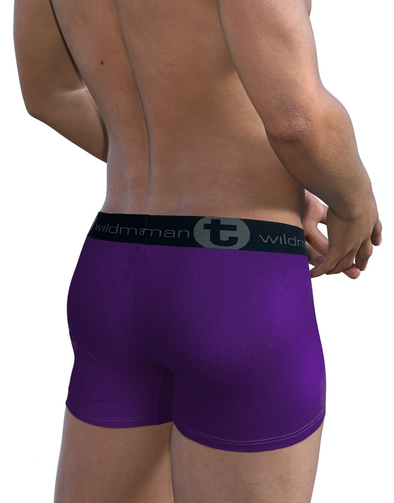 WildmanT Modal Big Boy Pouch Boxer Brief Purple