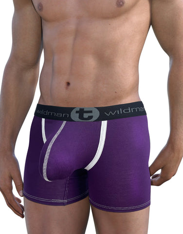 WildmanT Modal Micro Thong Big Boy Pouch Purple